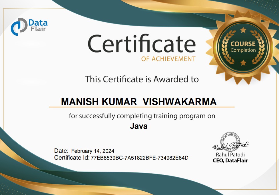 Data Flair Java