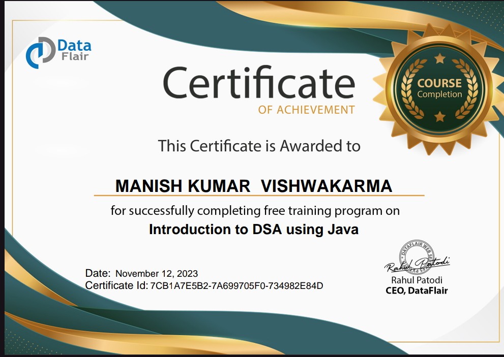Data Flair DSA